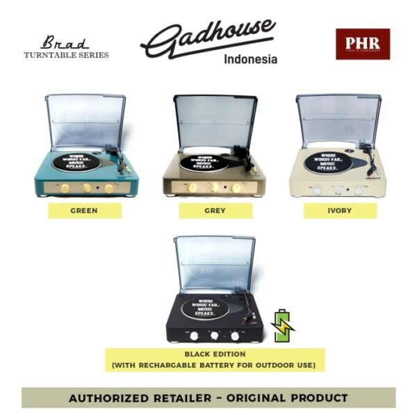 GADHOUSE Brad - Vinyl Turntable Player