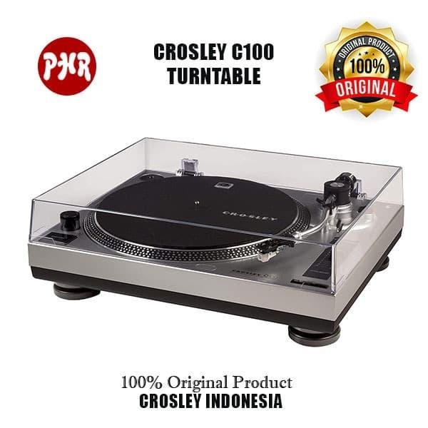Turntable Crosley C100 [Pemutar Piringan Hitam/Vinyl Player]