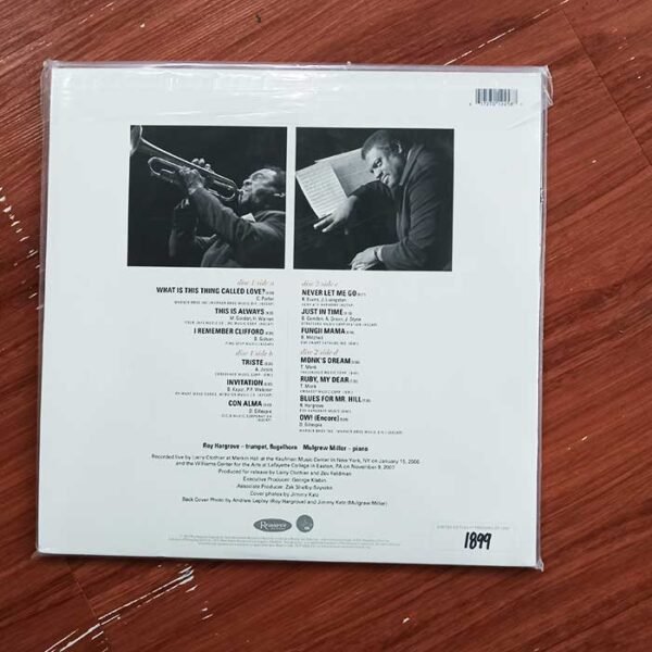 ROY HARGROVE & MULGREW MILLER - In Harmony