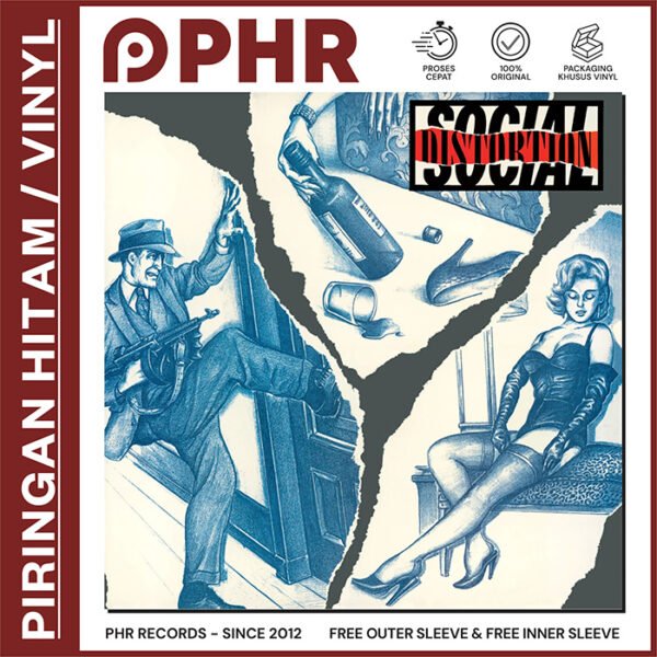 SOCIAL DISTORTION - Social Distortion (Red Coloured)