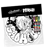 TURNTABLE SLIPMAT GADHOUSE x MUKLAY [SLIPMAT PIRINGAN HITAM]